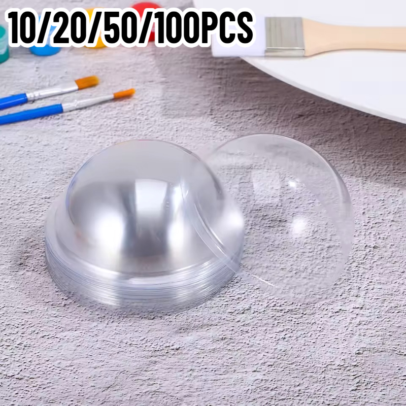 Plastic Dome Clear - 10/20/50/100PCS Plastic Transparent Hemisphere Cover DIY
