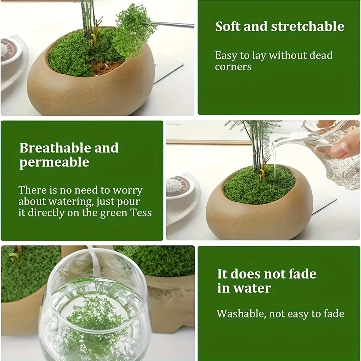 50g Fake Moss DIY Crafts Grass - Sphagnum Moss Dry review and price