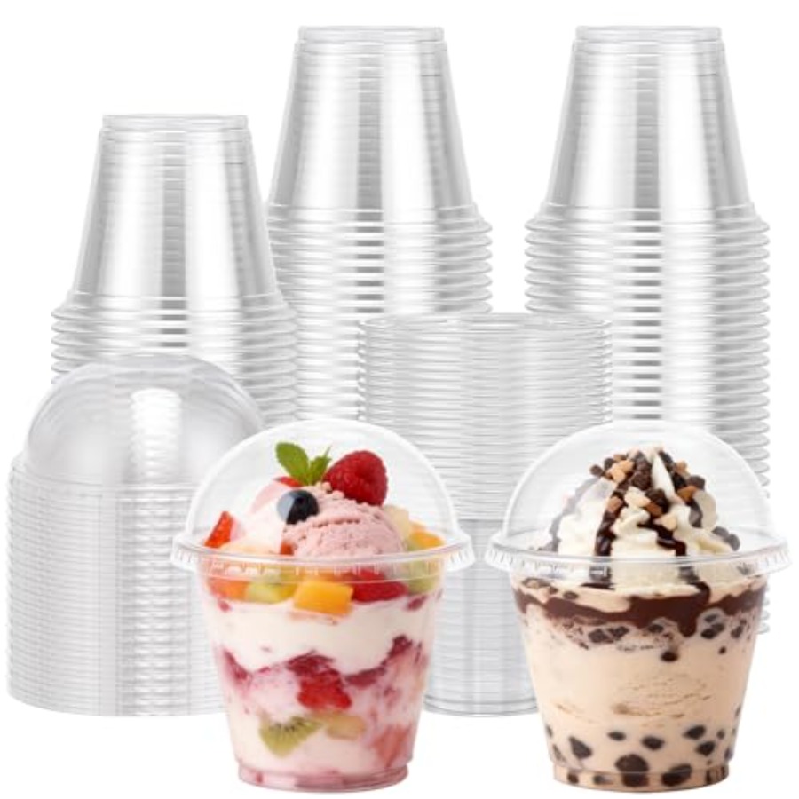 200 Pack 9 oz Clear Plastic Cu - Plastic Dome Clear review and price