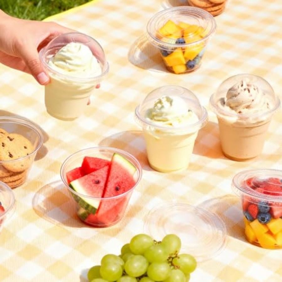 200 Pack 9 oz Clear Plastic Cu - Plastic Dome Clear review and price