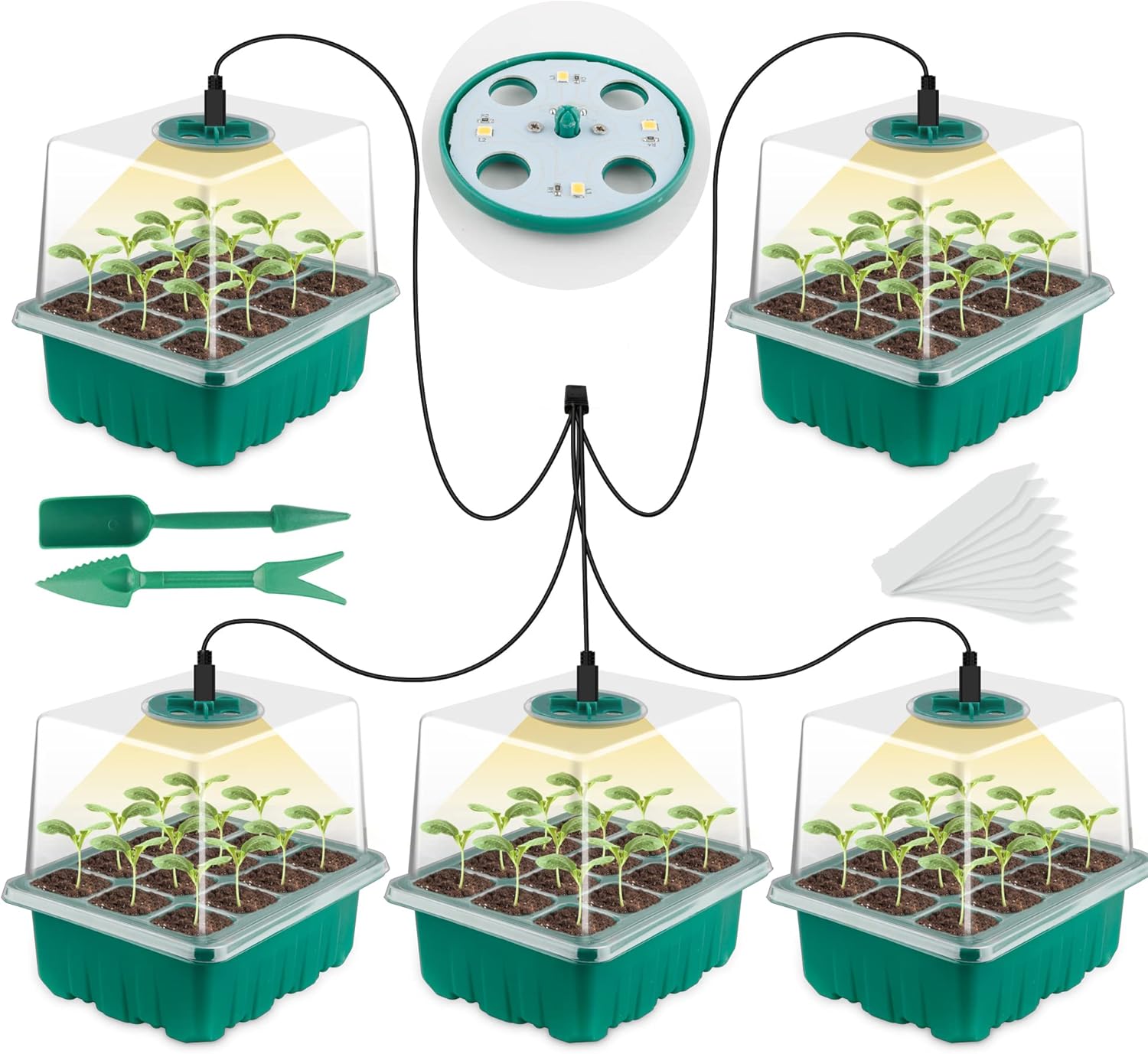 Seed Starter Tray with Grow Li - Humidity Dome Kit review and price