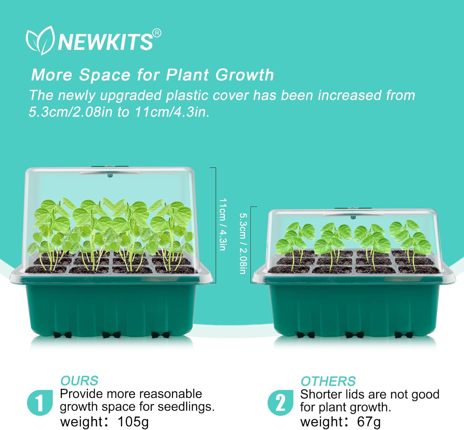 Seed Starter Tray with Grow Li - Humidity Dome Kit review and price