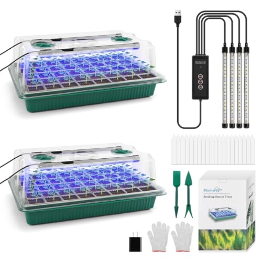 Seed Starter Tray with Grow Li - Humidity Dome Kit review and price