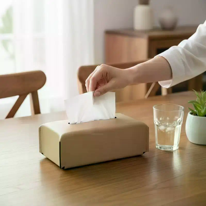 Luxury Tissue Box Leather Napk - Agar Tissue Culture review and price