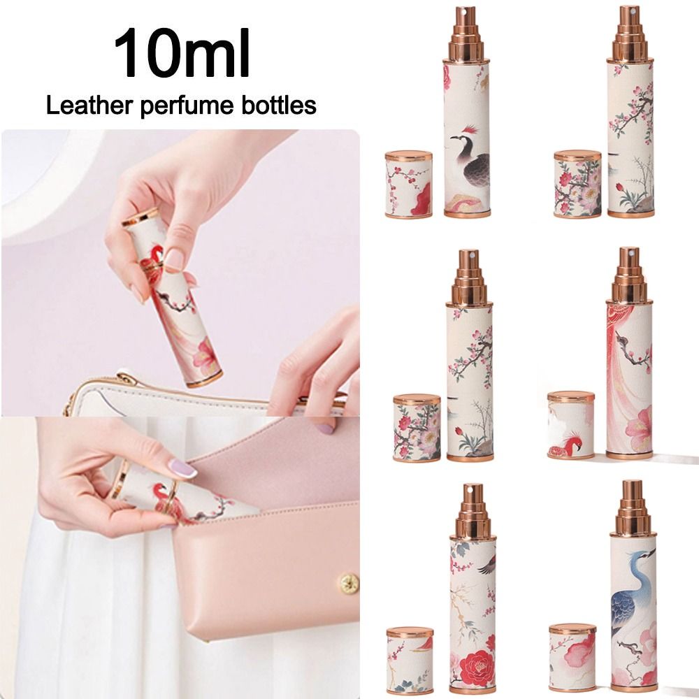 Portable PU Leather Perfume Bo - Misting Bottle Fine review and price