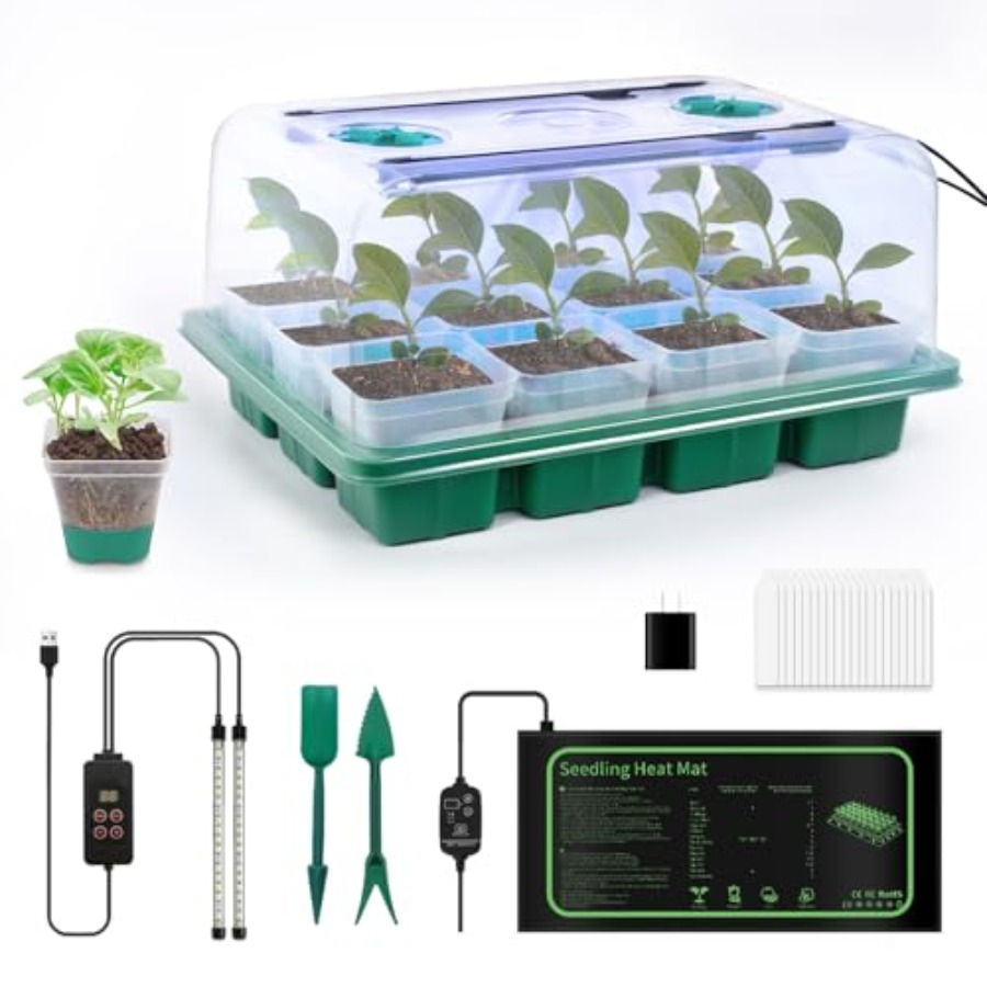 Seed Starter Kit with Grow Lig - Humidity Dome Kit review and price
