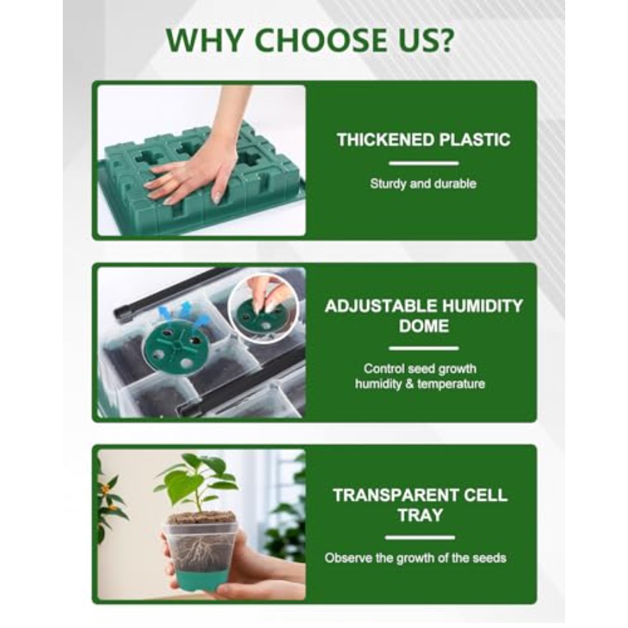 Seed Starter Kit with Grow Lig - Humidity Dome Kit review and price