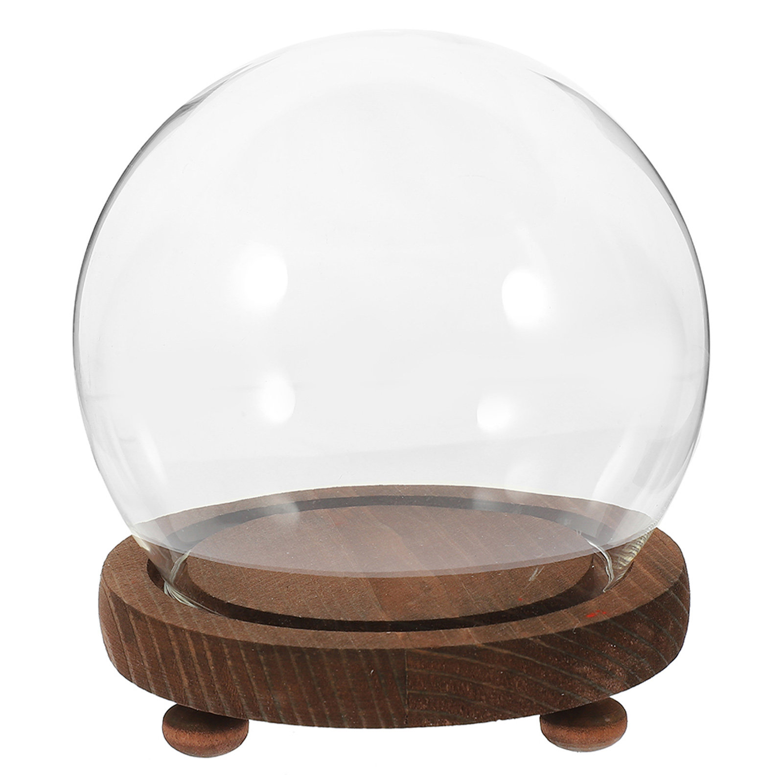 Spherical Glass Cover Ornament - Plastic Dome Clear review and price