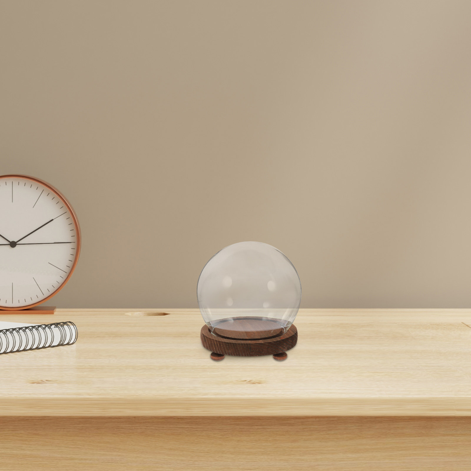Spherical Glass Cover Ornament - Plastic Dome Clear review and price