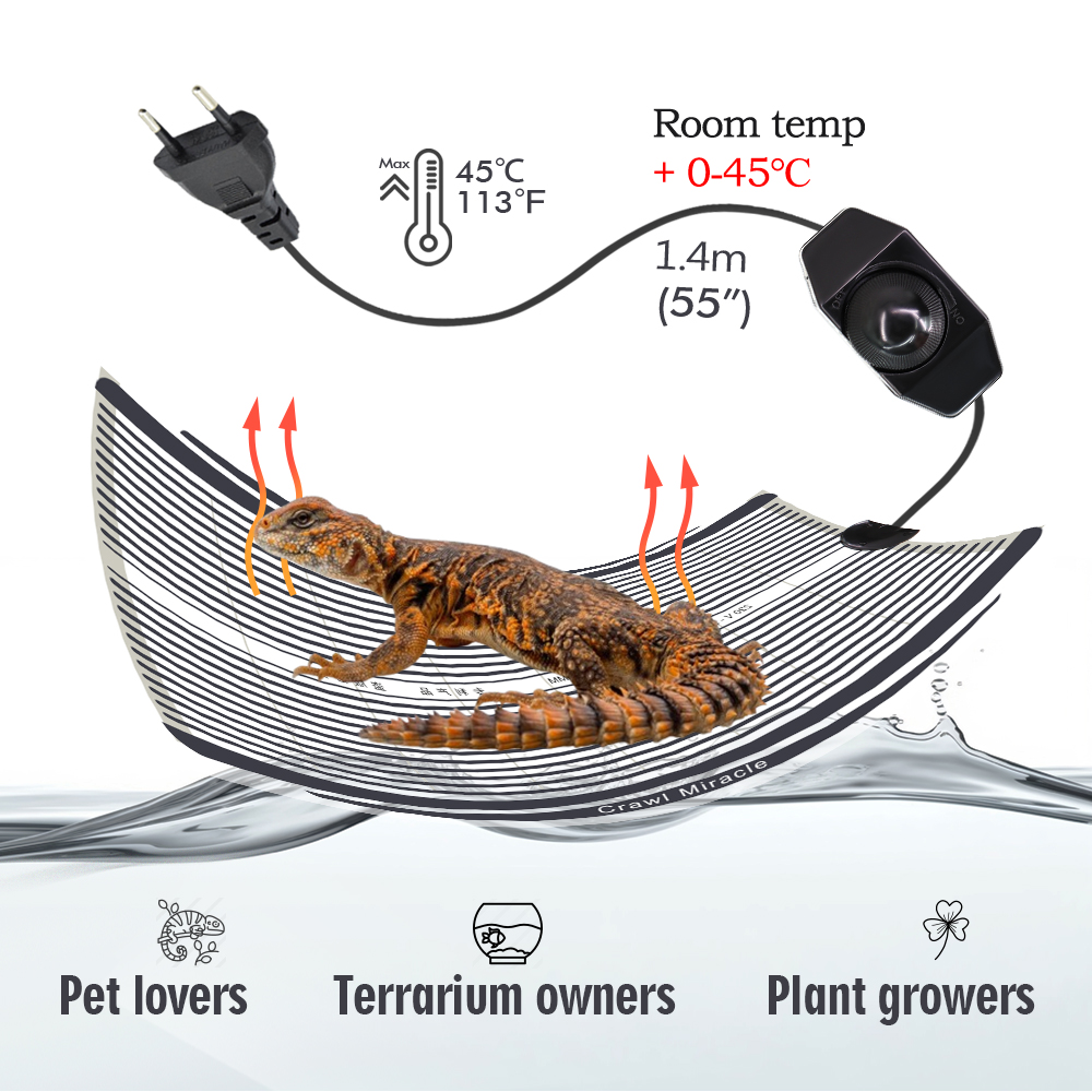 5W 15W 25W 35W Graphene Reptil - Heat Mat Seedling review and price