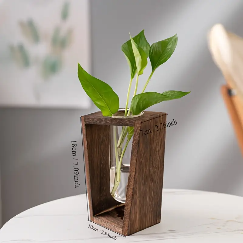 Modern Wood Propagation Vase - - Propagation Station Vase review and price