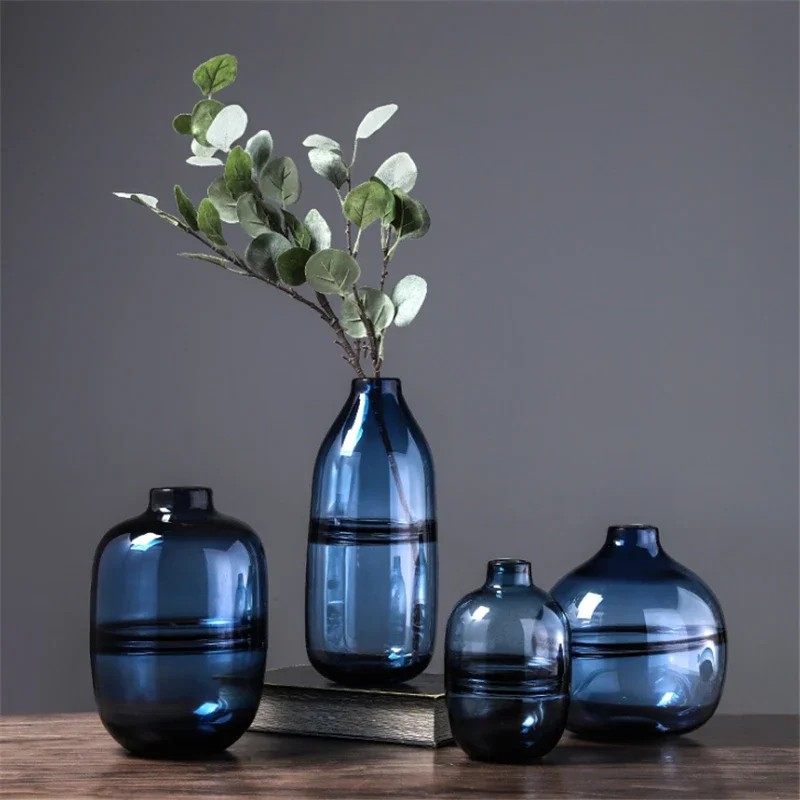 Minimalist Blue Black Glass Va - Propagation Station Vase review and price