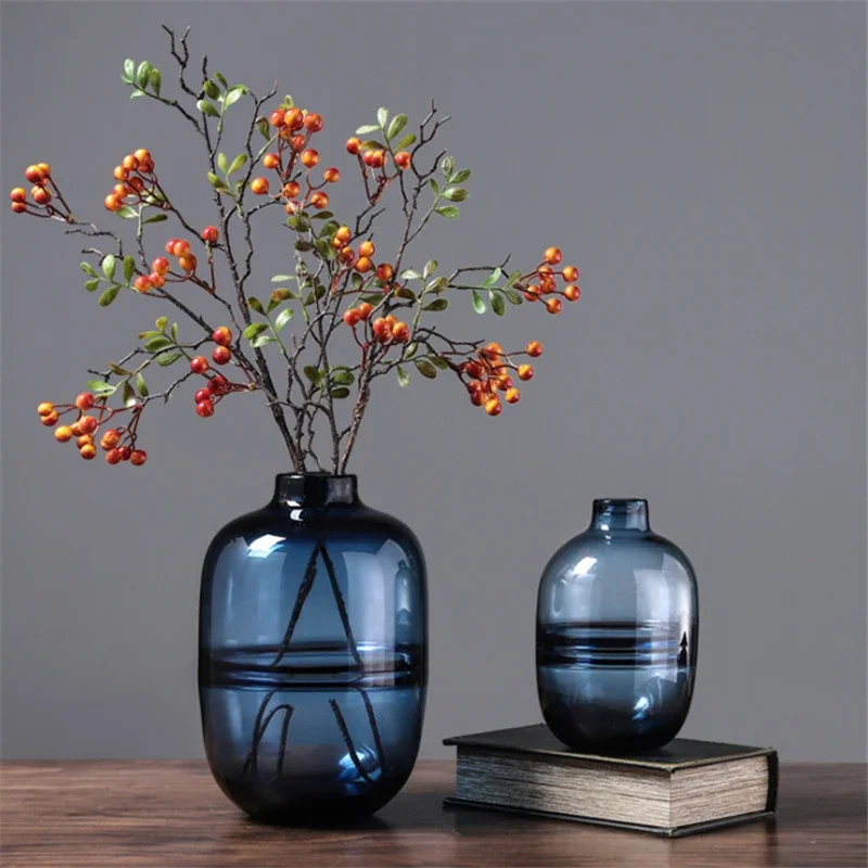 Minimalist Blue Black Glass Va - Propagation Station Vase review and price