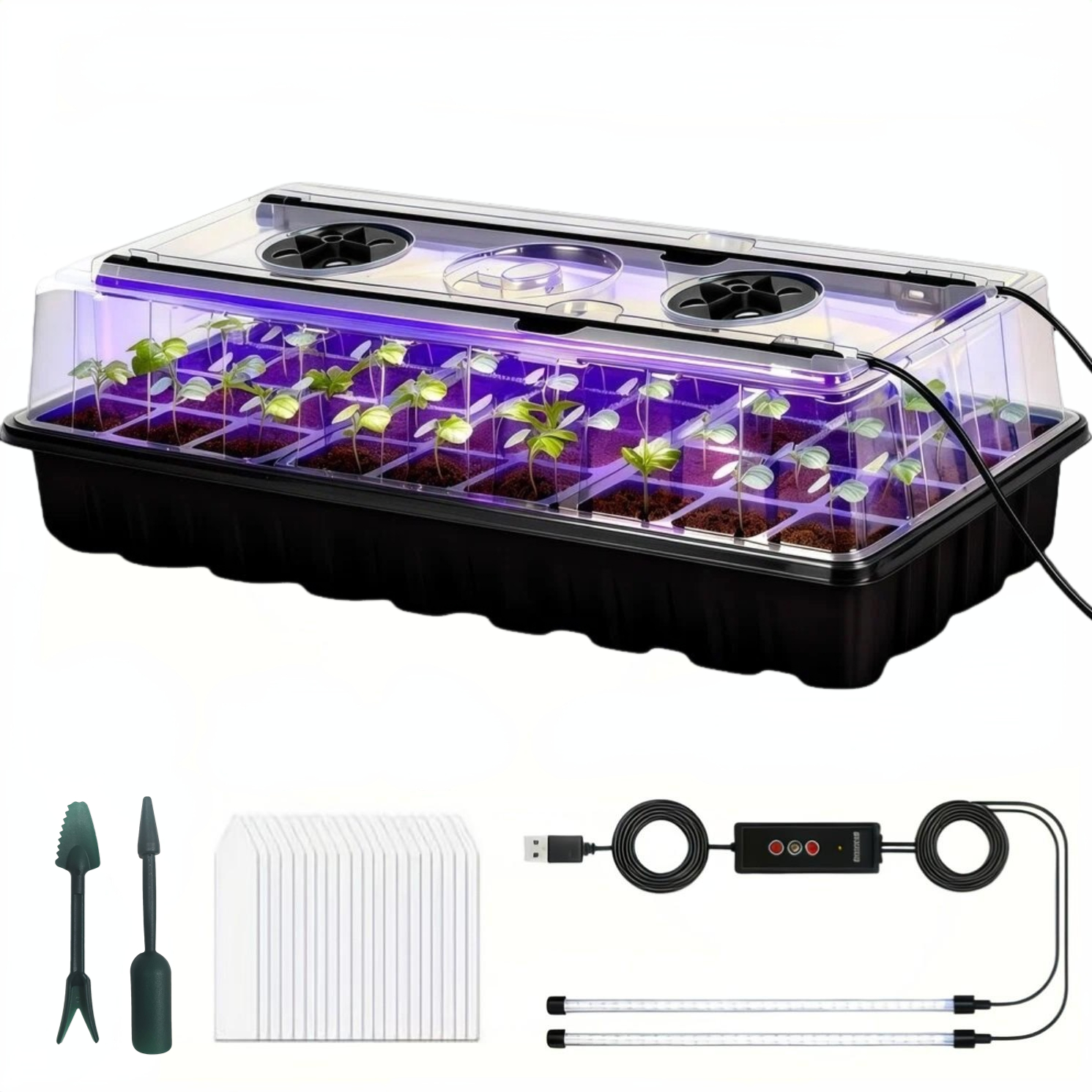 36-Cell Seed Starter Tray w/ G - Humidity Dome Kit review and price