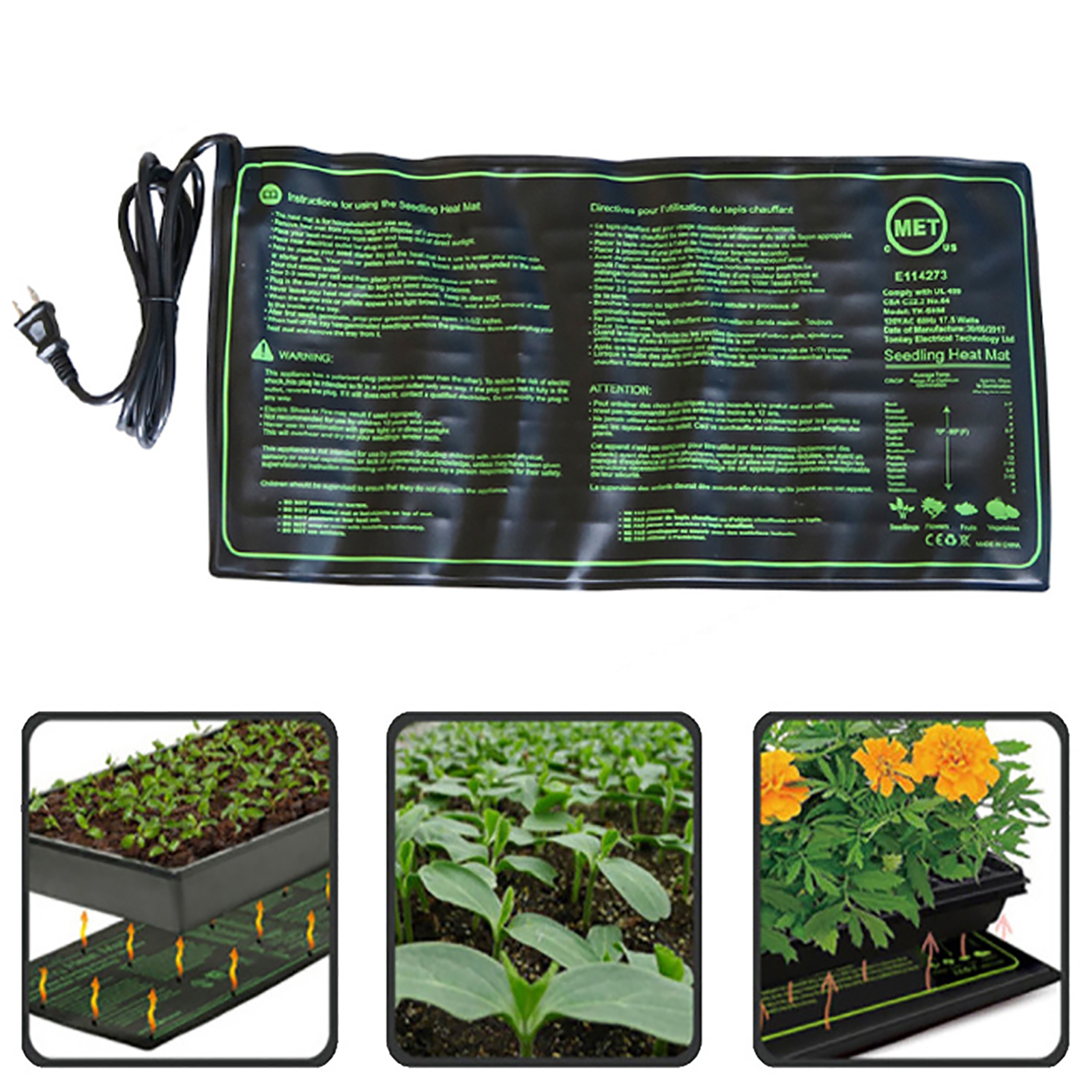 110/120/220/230V Seedling Heat - Heat Mat Seedling review and price