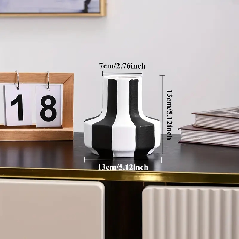 Creative Stripe Vase Black and - Propagation Station Vase review and price