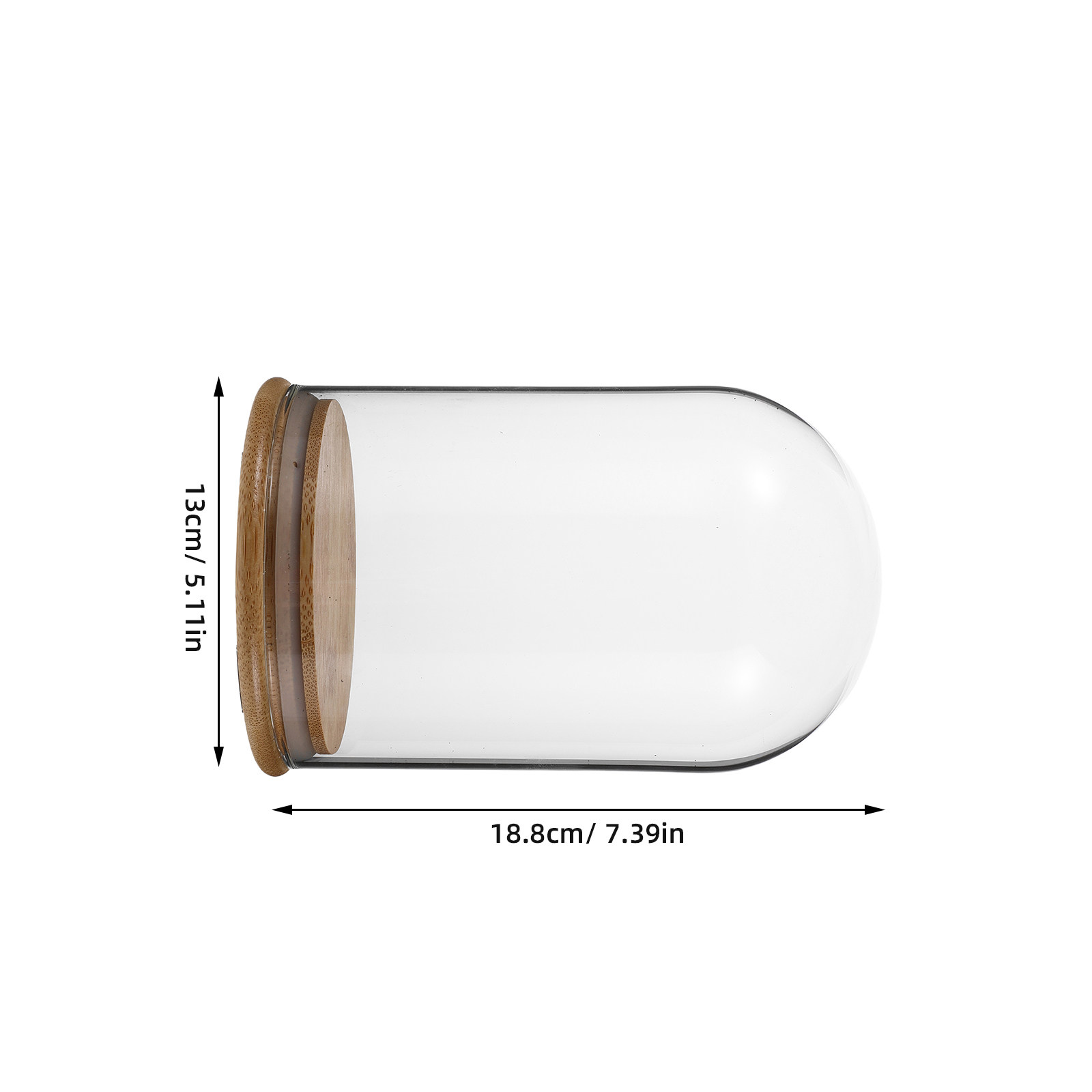 Glass Cloche Display Dome Bell - Plastic Dome Clear review and price