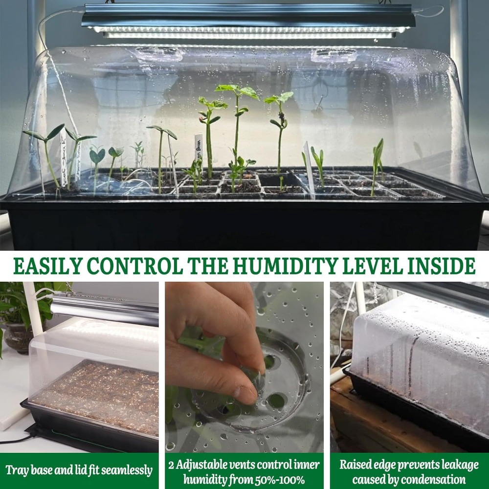 Seed Starter Kit with Grow Lig - Humidity Dome Kit review and price