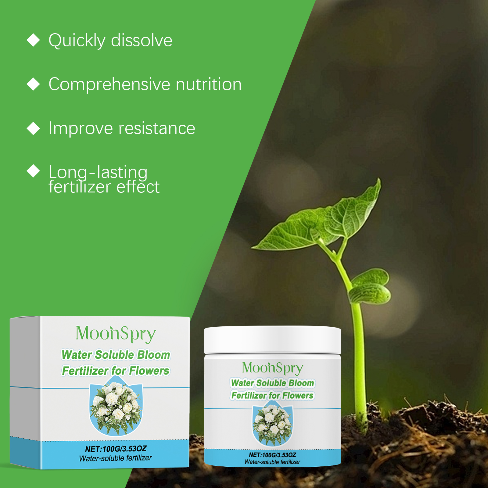 Water Soluble Bloom Fertilizer - Root Stimulator Liquid review and price