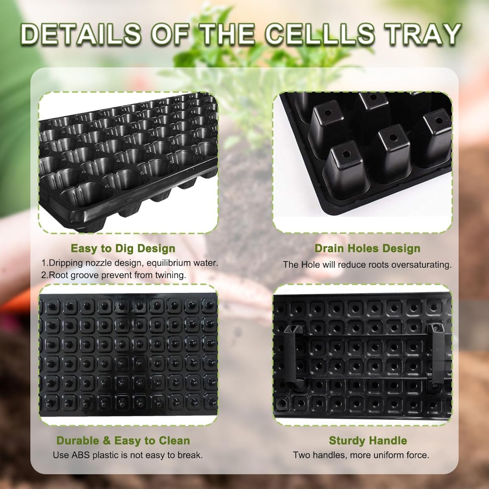 72 Cell Seed Starter Trays wit - Propagation Tray 72 review and price