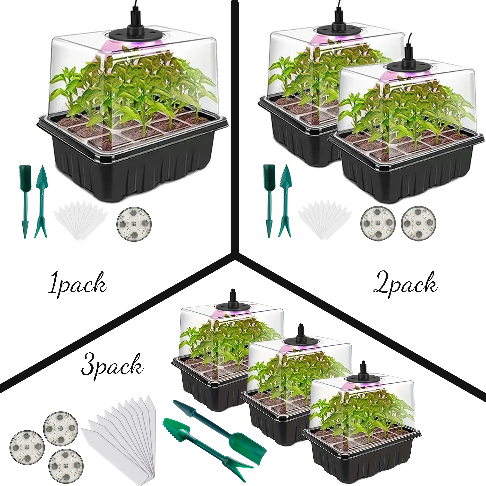 Seedling Starter Kit 1/2/3 Set - Humidity Dome Kit review and price