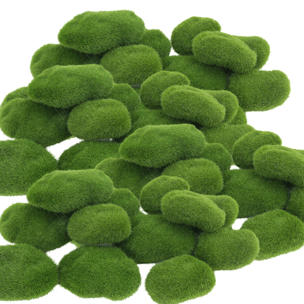 Artificial Green Moss Stones f - Sphagnum Moss Dry review and price