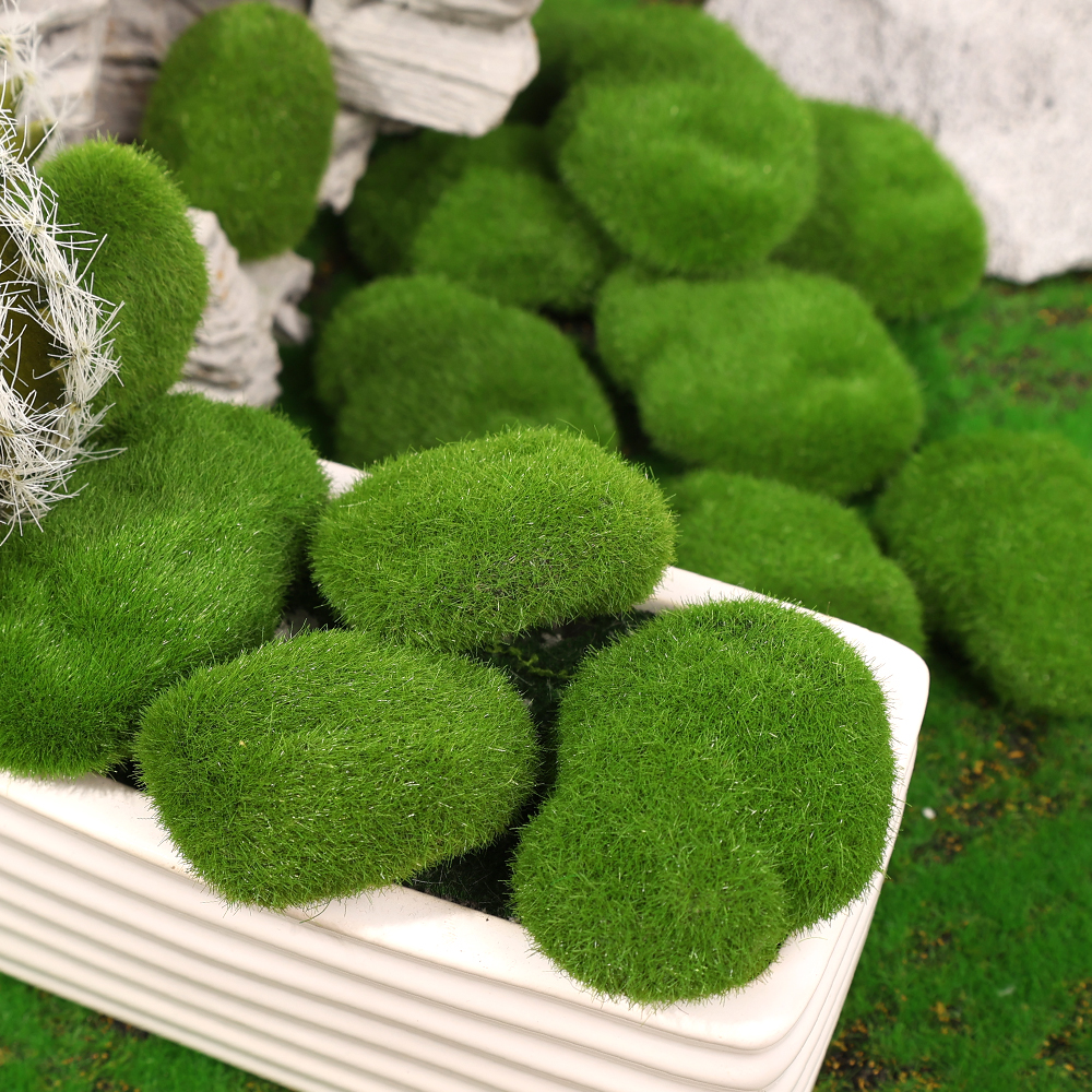 Artificial Green Moss Stones f - Sphagnum Moss Dry review and price
