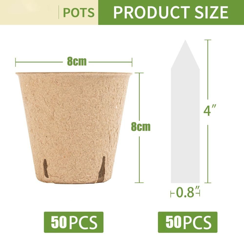 50PCS Biodegradable Plant Star - Peat Pellet Tray review and price