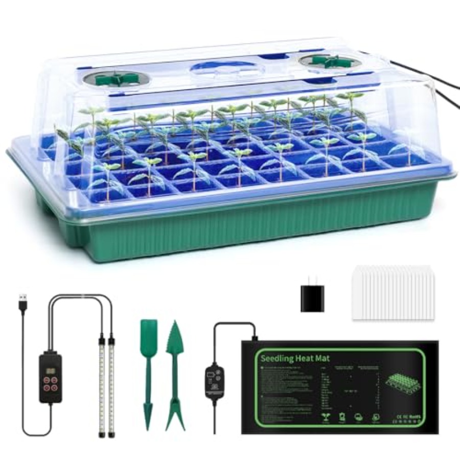Seed Starter Kit with Grow Lig - Humidity Dome Kit review and price
