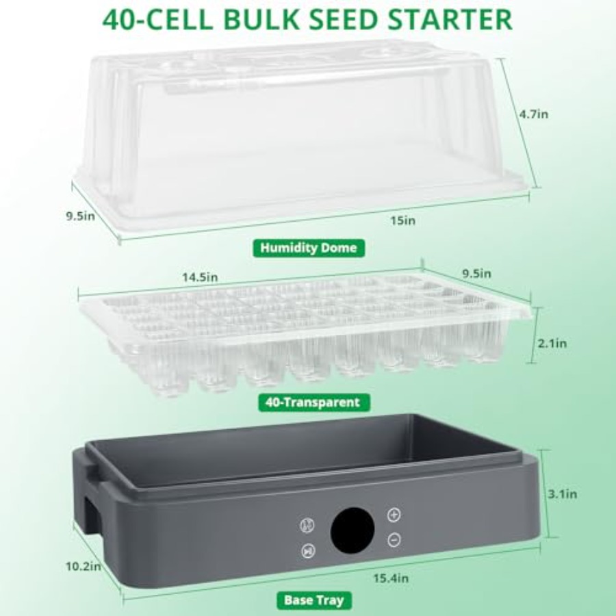 Seed Starter Tray with Grow Li - Humidity Dome Kit review and price
