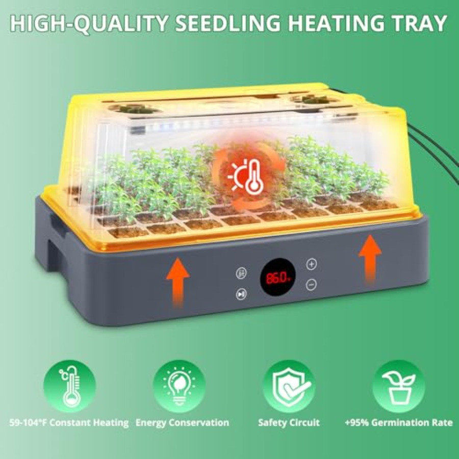 Seed Starter Tray with Grow Li - Humidity Dome Kit review and price