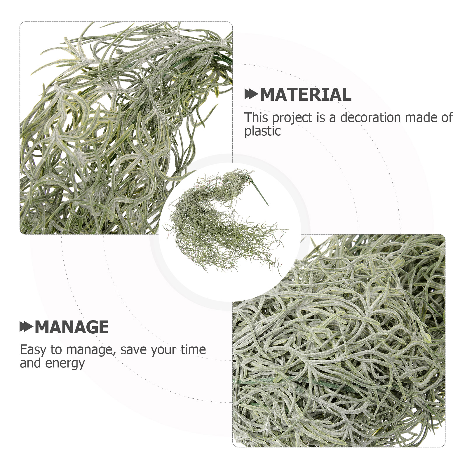 Hanging Decor Artificial Dried - Sphagnum Moss Dry review and price