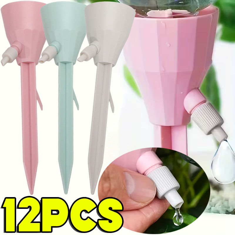 1/12pcs Automatic Drip Irrigat - Self Watering Insert review and price