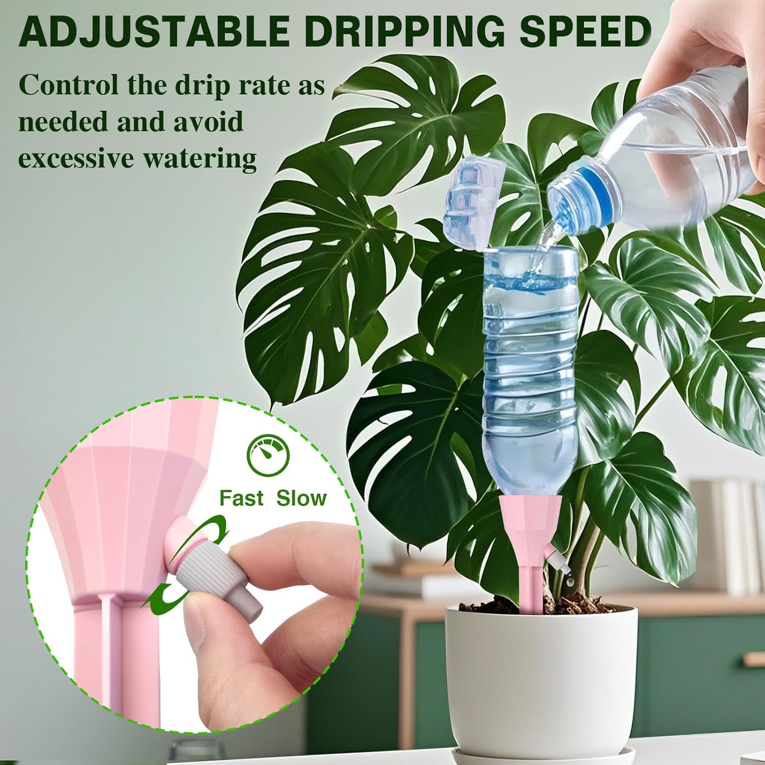1/12pcs Automatic Drip Irrigat - Self Watering Insert review and price