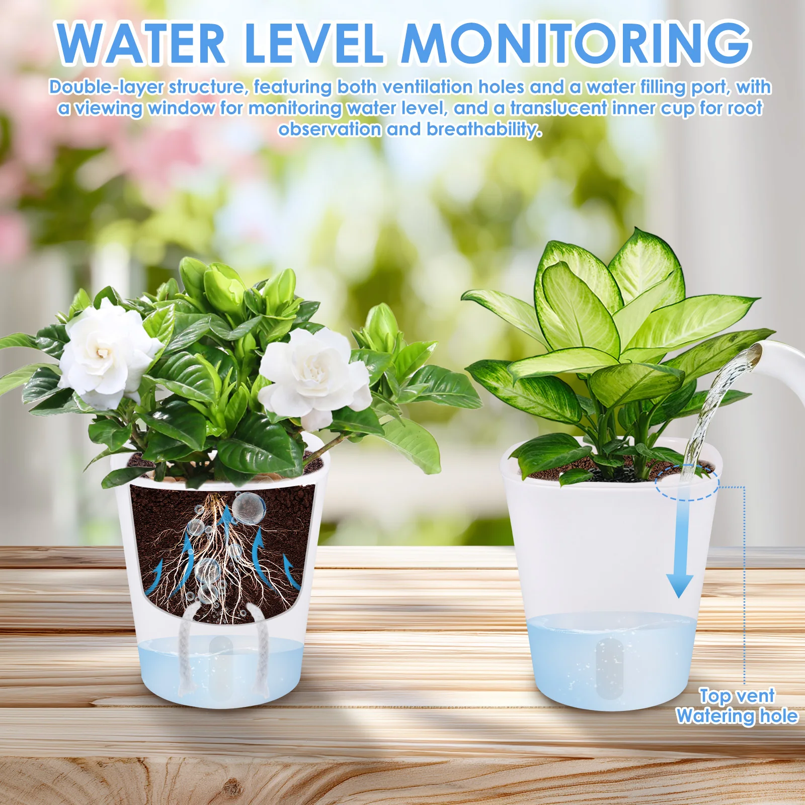 10 Pcs Self Watering Planter L - Self Watering Insert review and price