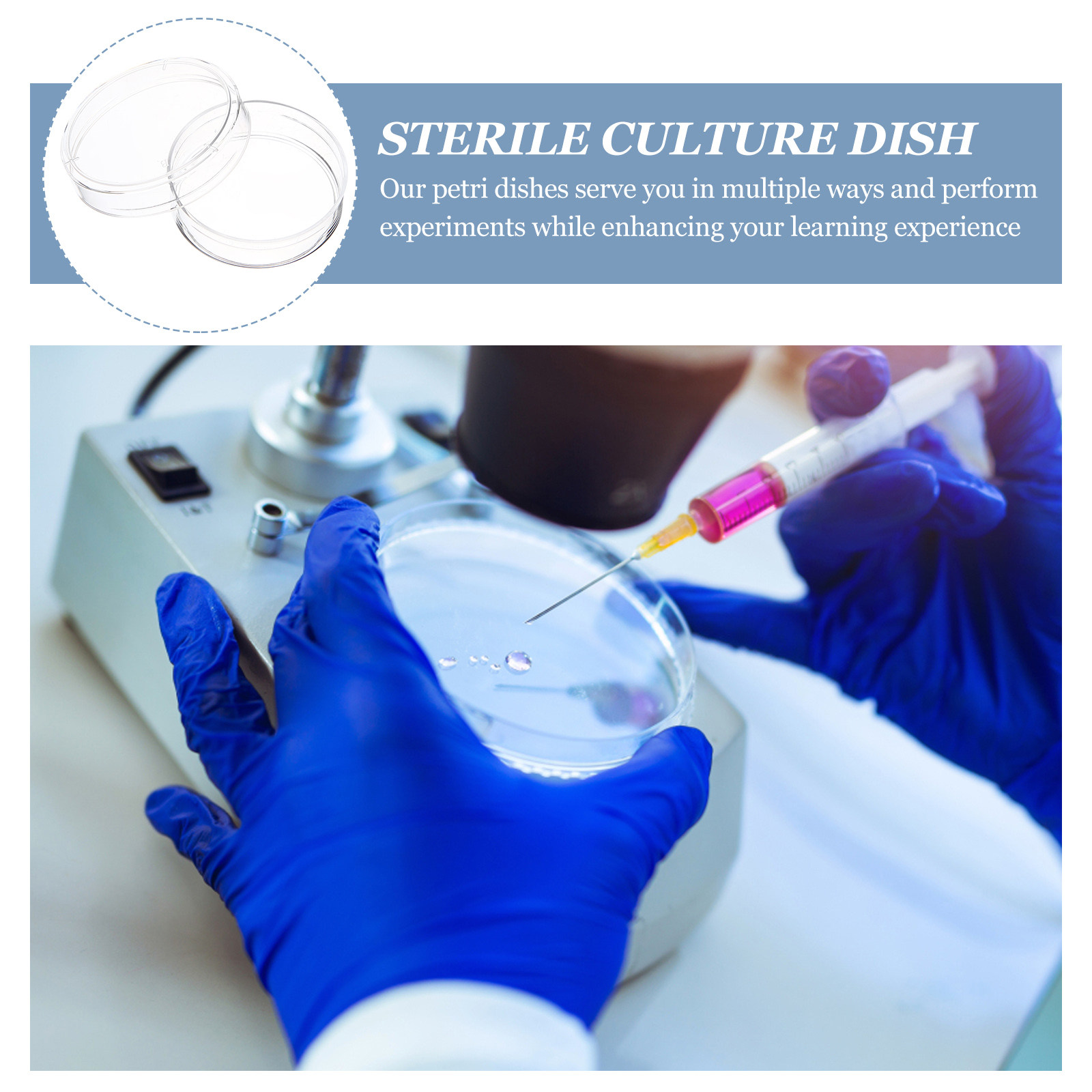 30Pcs Petri Dishes Clear Plast - Agar Tissue Culture review and price