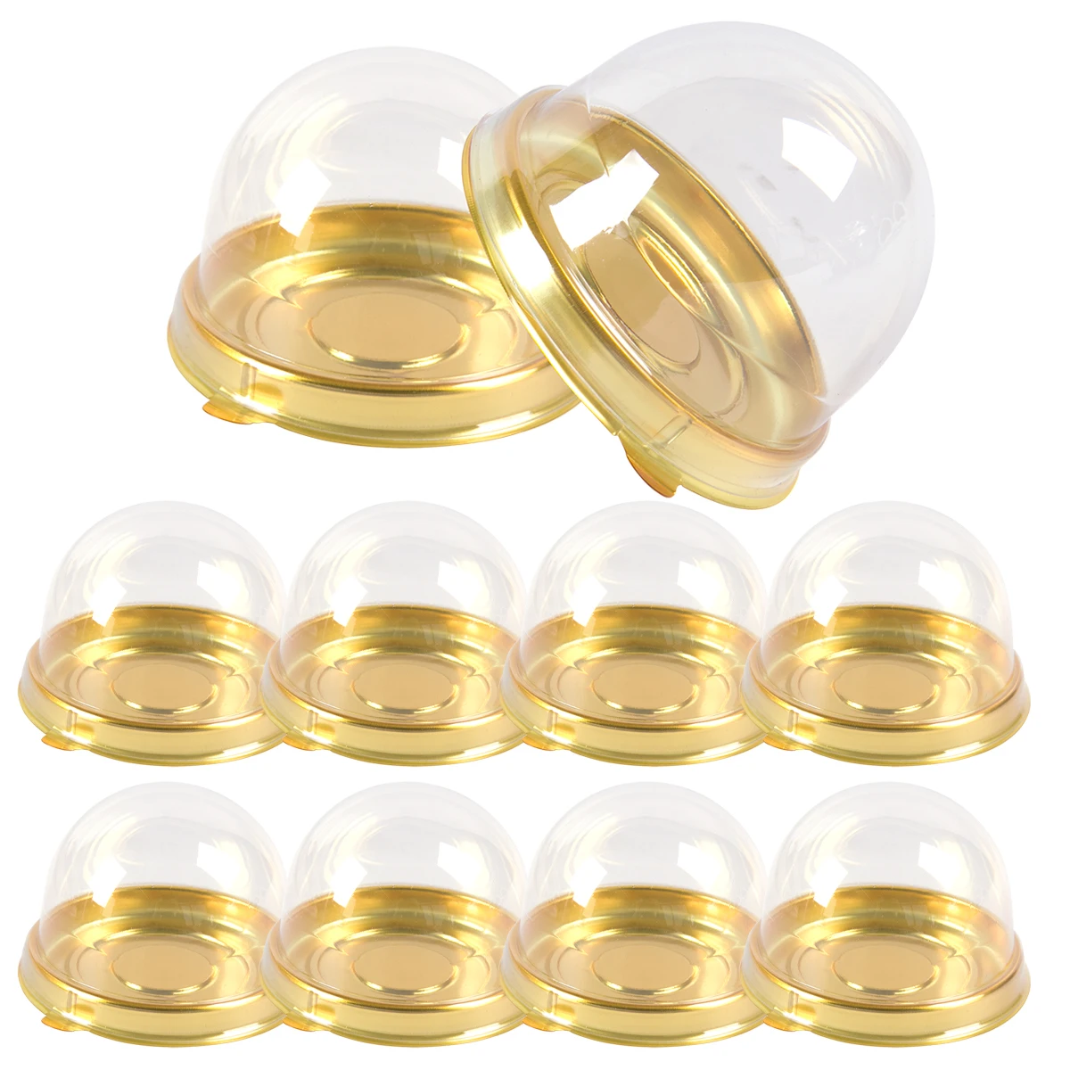 50pcs Clear Plastic Mini Cupca - Plastic Dome Clear review and price