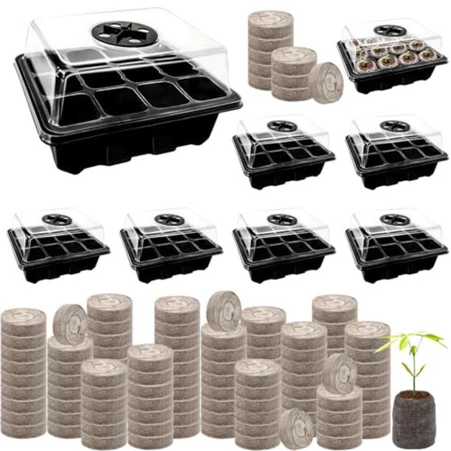 8 Pack Seed Starter Tray with  - Peat Pellet Tray review and price