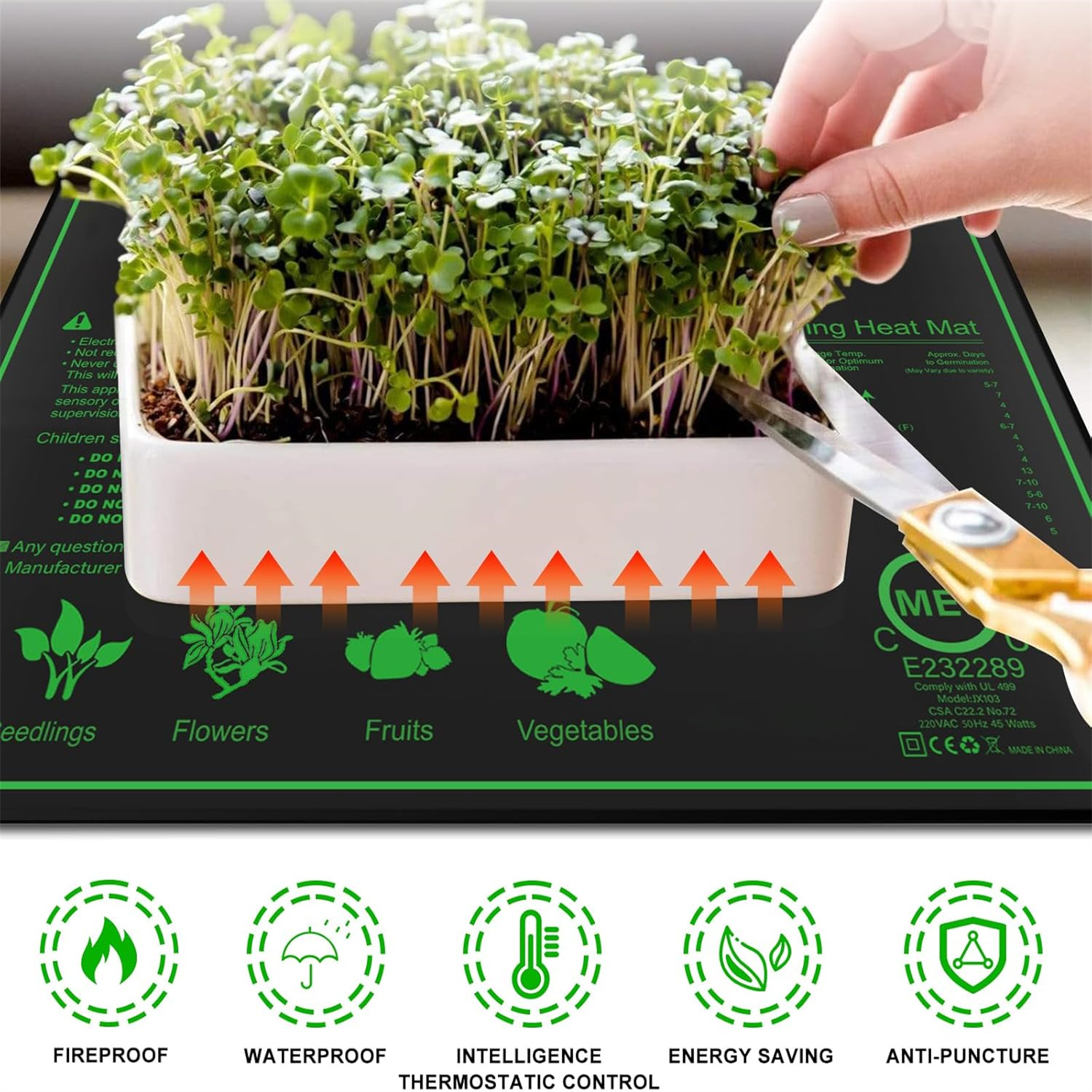 Seedling Heat Mat 10/25/50CM I - Rooting Gel Clone review and price