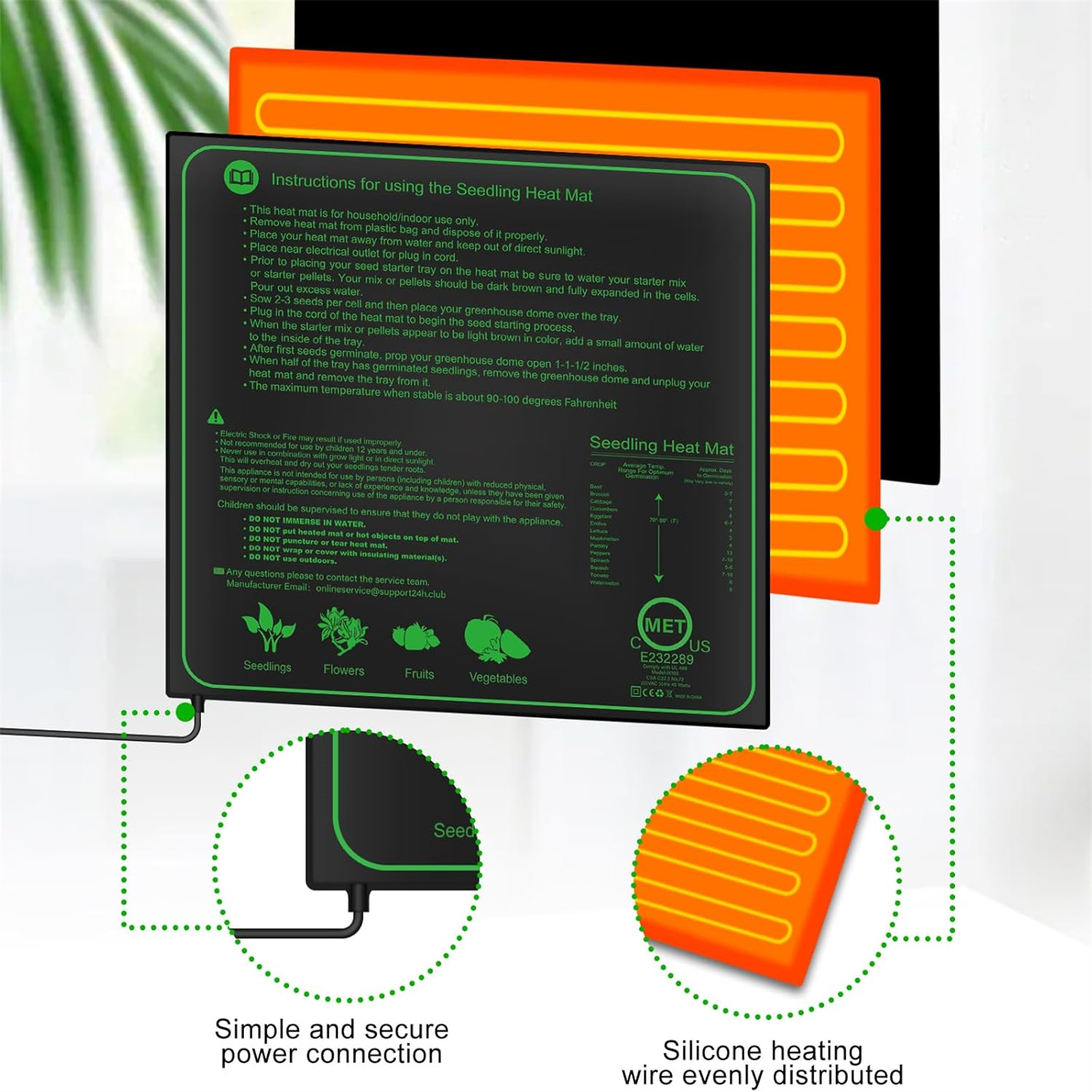 Seedling Heat Mat 10/25/50CM I - Rooting Gel Clone review and price