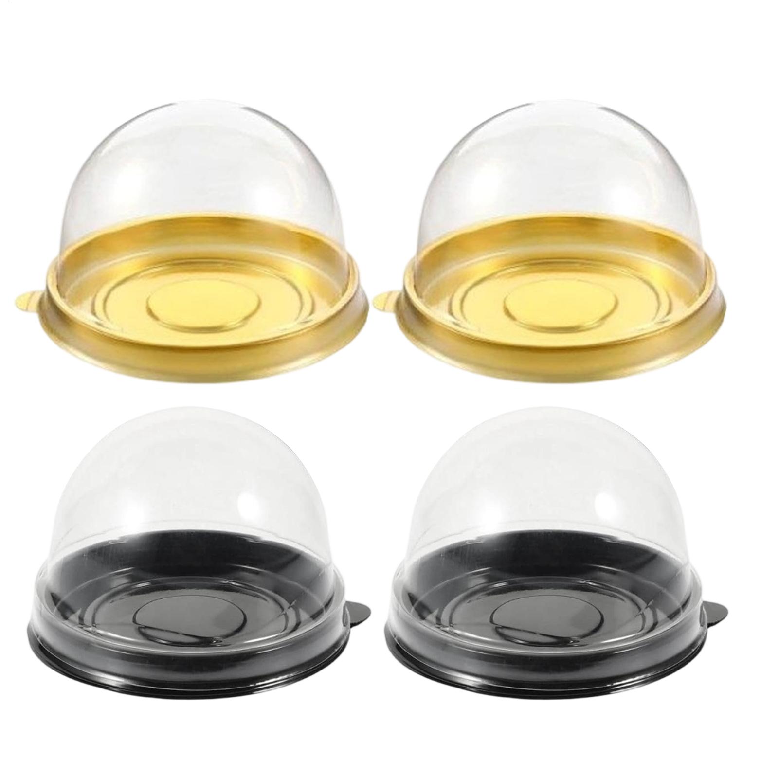 Cupcake Boxes 50pcs Clear Plas - Plastic Dome Clear review and price