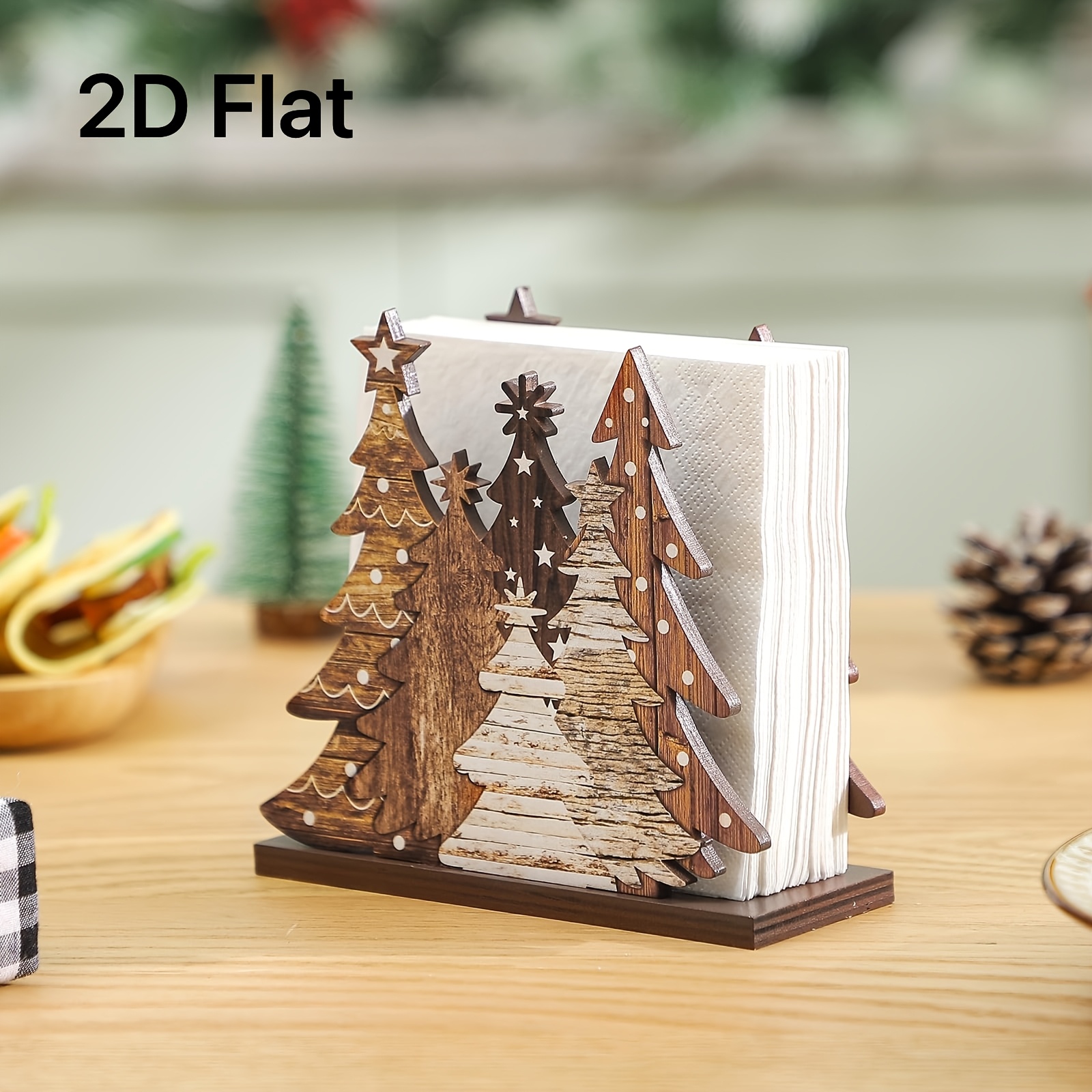 1pc 2D Flat Christmas Tree Tis - Agar Tissue Culture review and price