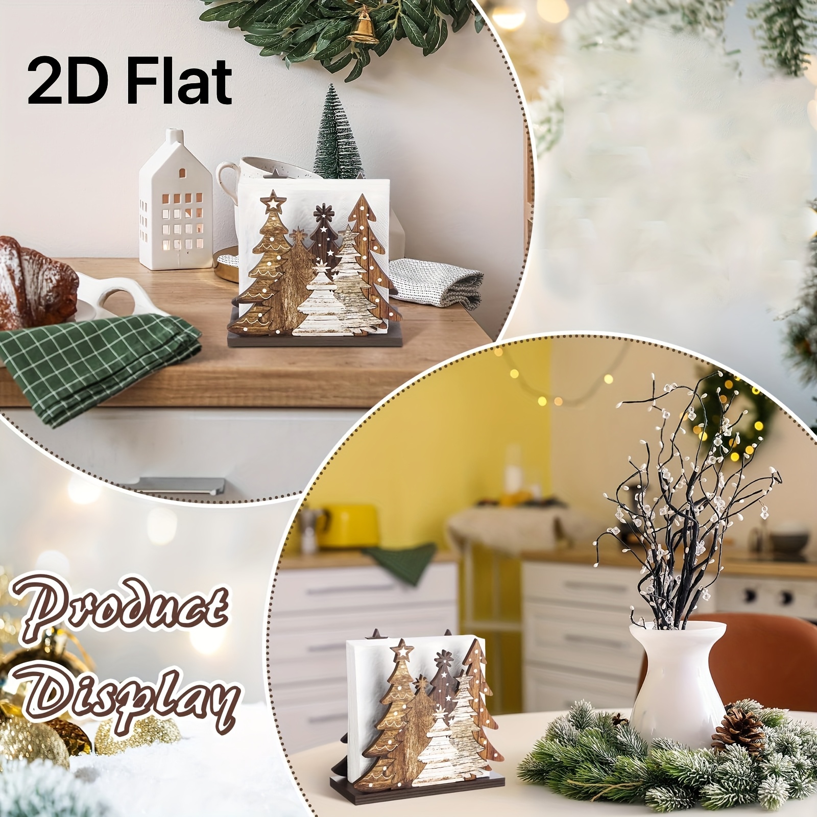 1pc 2D Flat Christmas Tree Tis - Agar Tissue Culture review and price